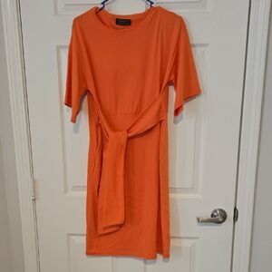 Vibrant Coral Monaco Dress